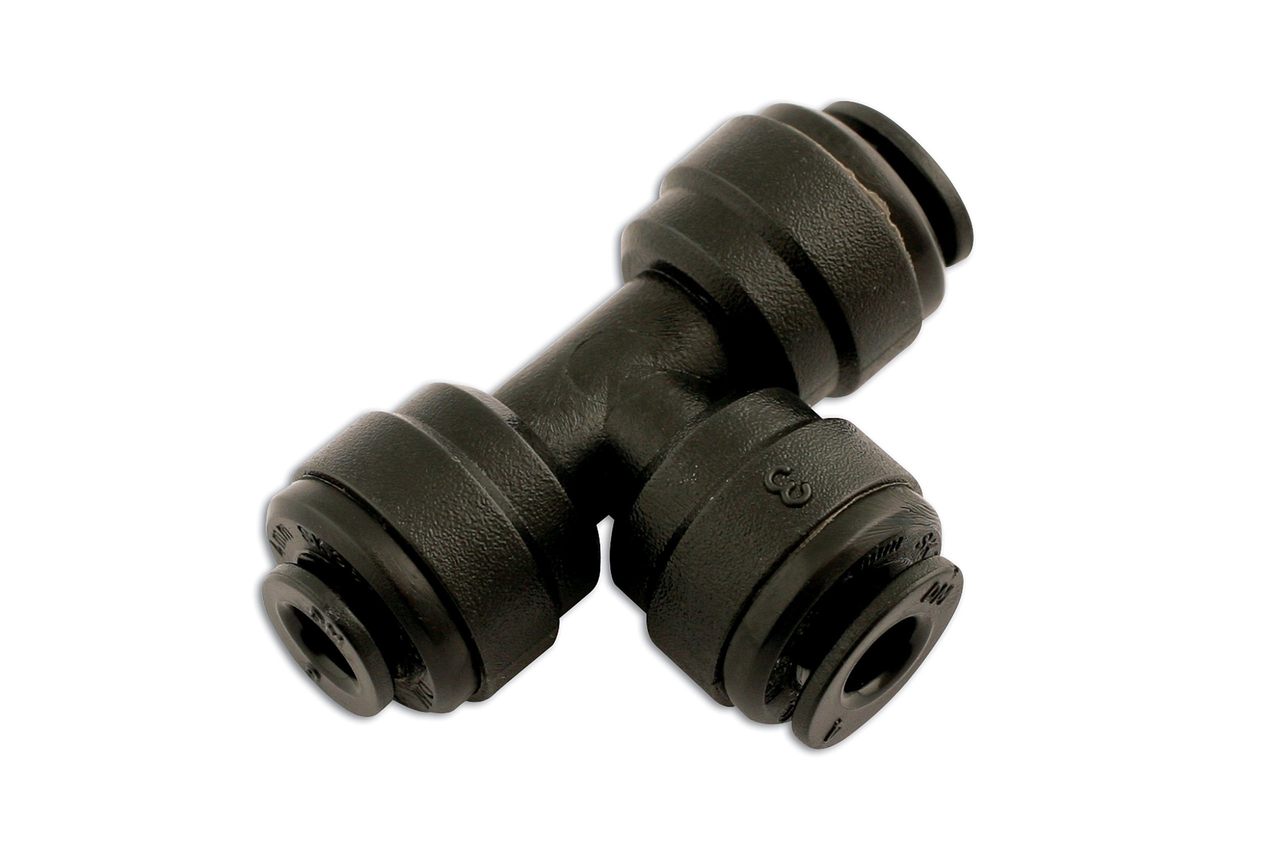1x Connect Push-Fit Tee Union 6.0mm Pk 10 Workshop Garage DIY Handy Work Home