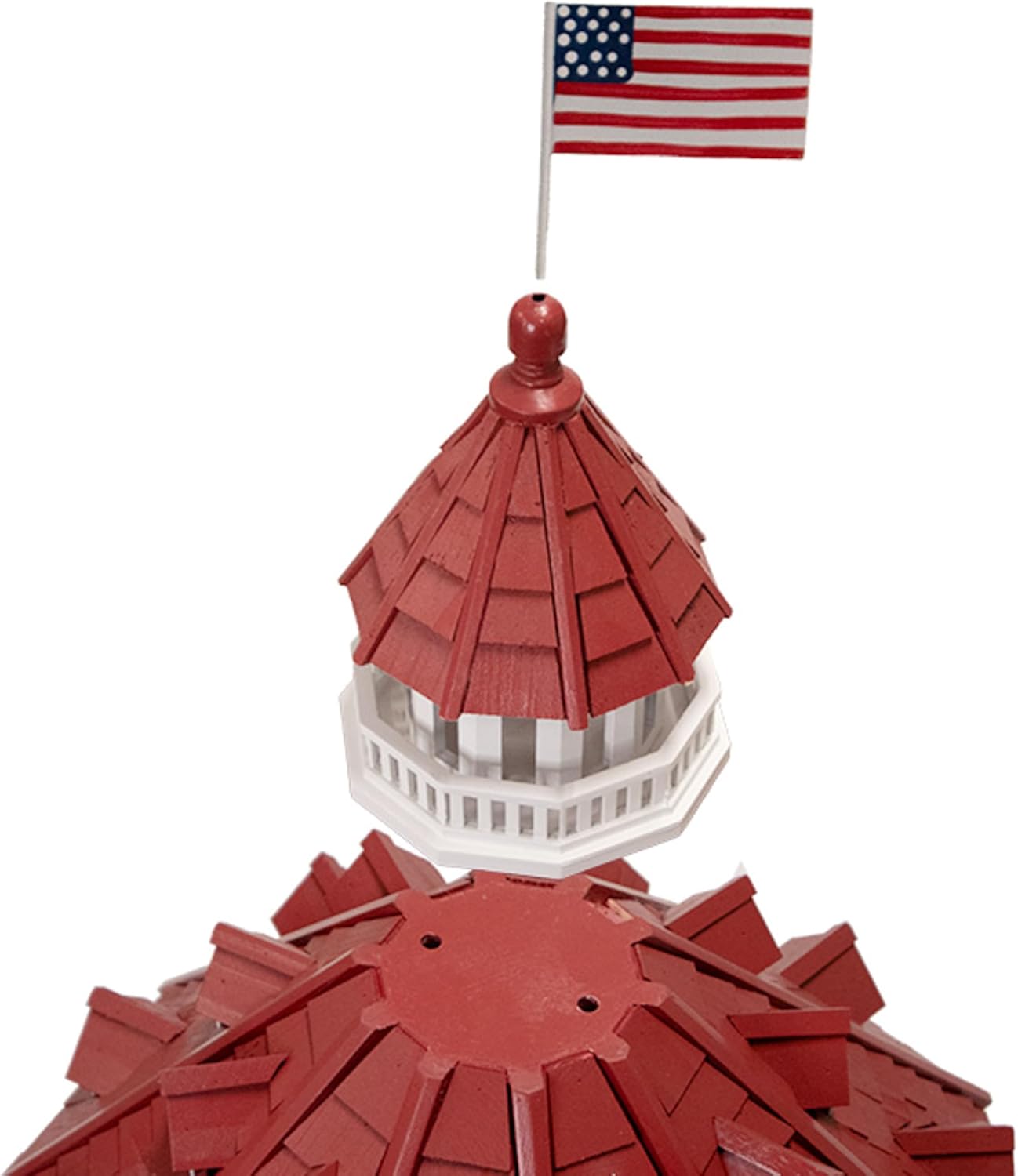 Home Bazaar Hotel California - Purple Martin House, Red/White/Pine