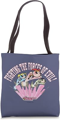 Powerpuff Girls Fighting the Forces of Evil! Tote Bag