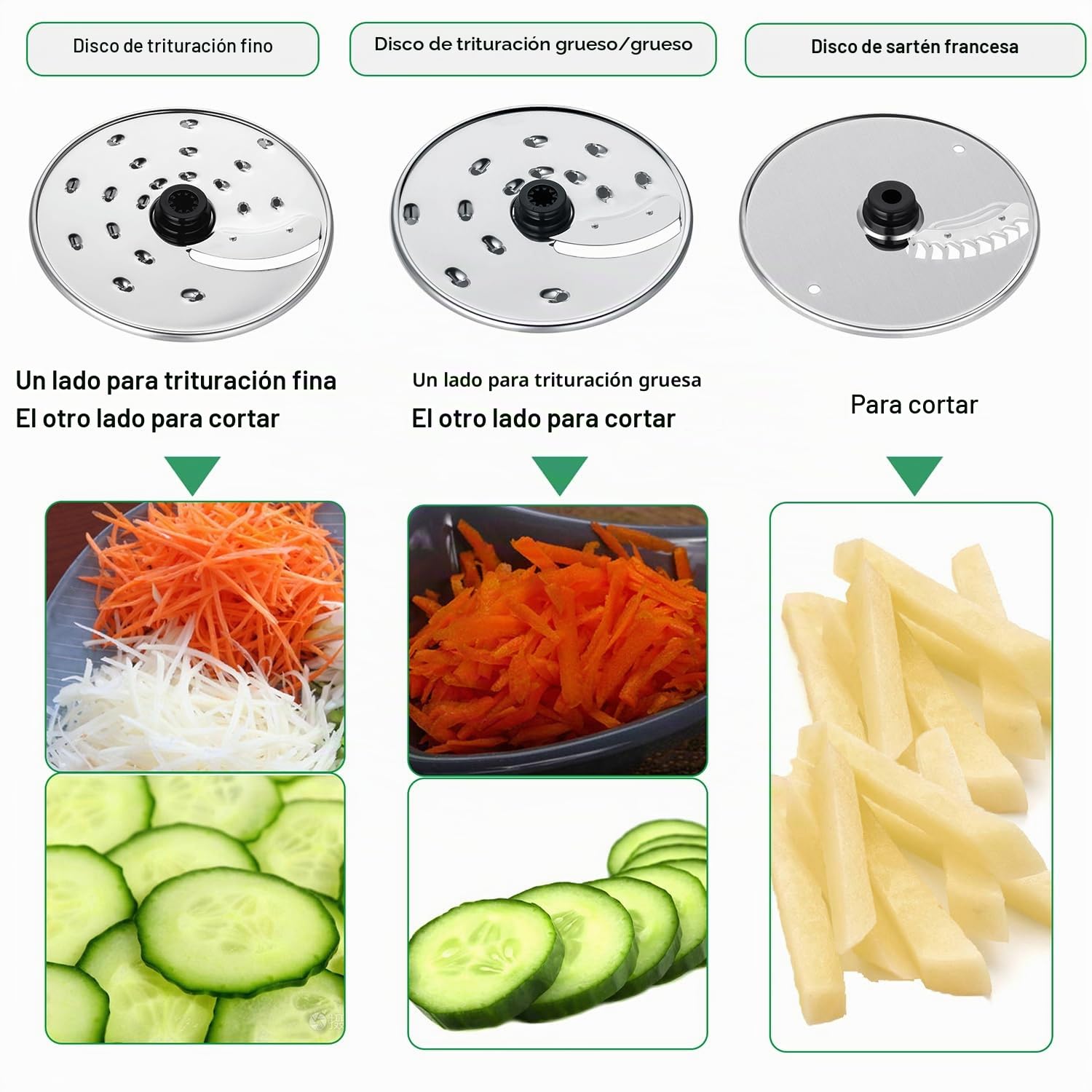 TopStrong Procesador de Alimentos, 800W Robot de Cocina, 3 Velocidades y Pulse, Recipiente de 2L, Incluye 3 Discos de Corte, Picadora, Amasadora y Batidor