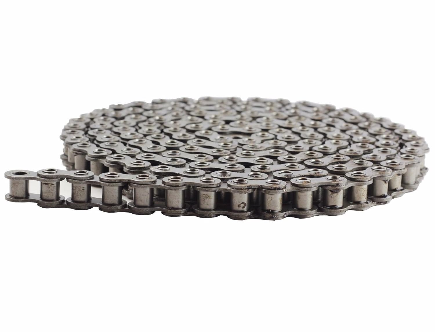 Jeremywell 60HP Hollow Pin Roller Chain 10 Feet with 1 Connecting Link