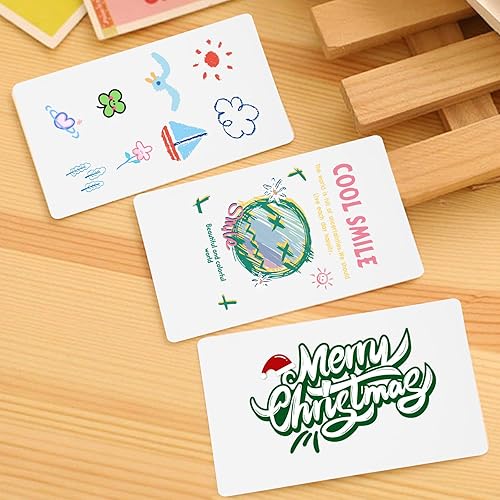 Miniatura 6 de 648 cartas de juego en blanco de 2.5 x 3.5 pulgadas para escribir en doble cara imprimibles, tarjetas de tarot en blanco para tarjetas de juego,