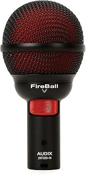 Audix Fireball-V Ultra-Small Professional Dynamic Instrument Microphone