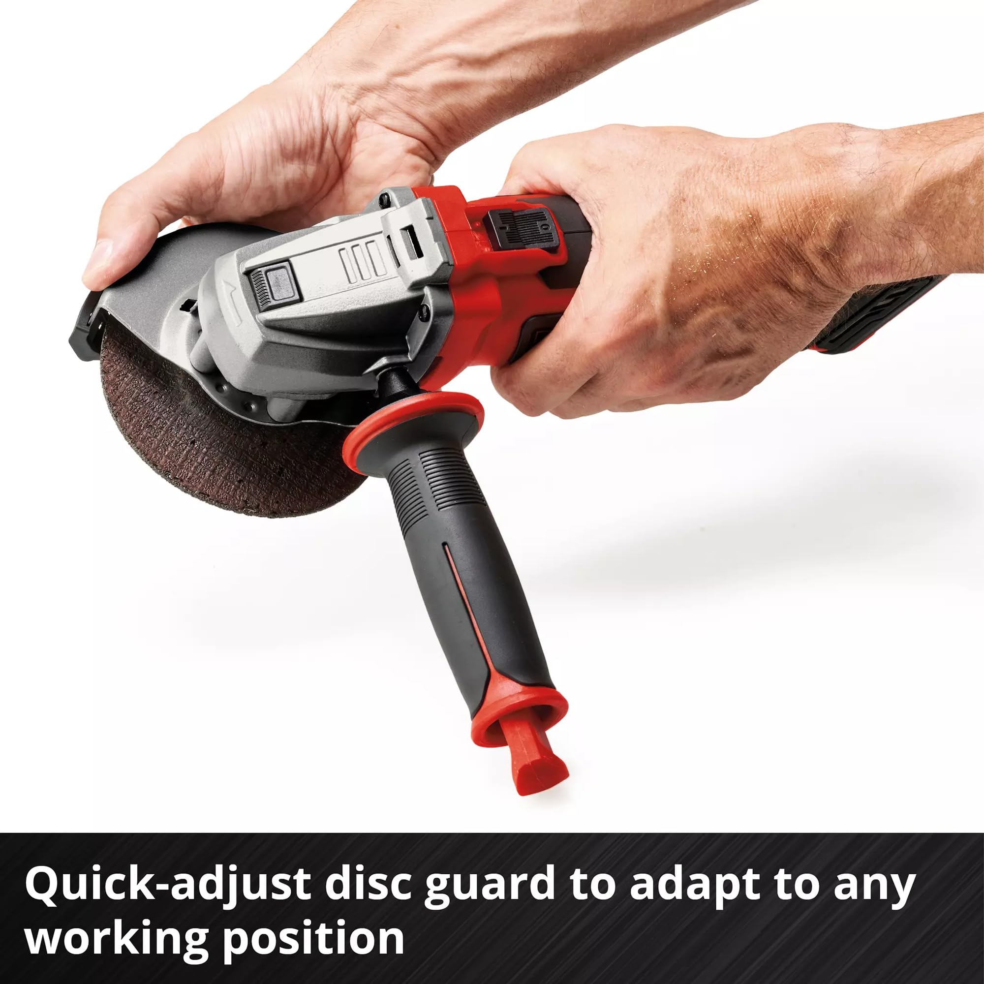 Einhell Bezprzewodowa szlifierka kątowa Ø115mm TE-AG 18/115-2 Li Solo Power X-Change (18 V, głębokość cięcia 28 mm) Dostawa bez baterii i ładowarki