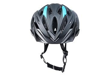 Merida Charger KJ201, MTB Cycling Helmet, Lightweight, Breathable and Adjustable Helmet for Men & Women (Large, 58-63cm, Matt Black-Blue)