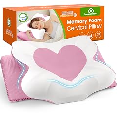 Cervical Neck Pillow for Sleeping Memory Foam Side Sleeper Pillow Ergonomic Pillows for Neck Pain Relief Shoulder Support