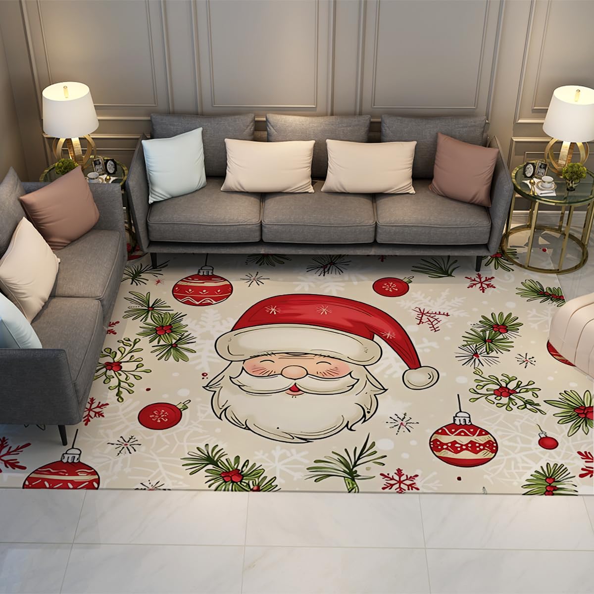 Tapis antidérapant 120x180cm pour salon chambre enfant