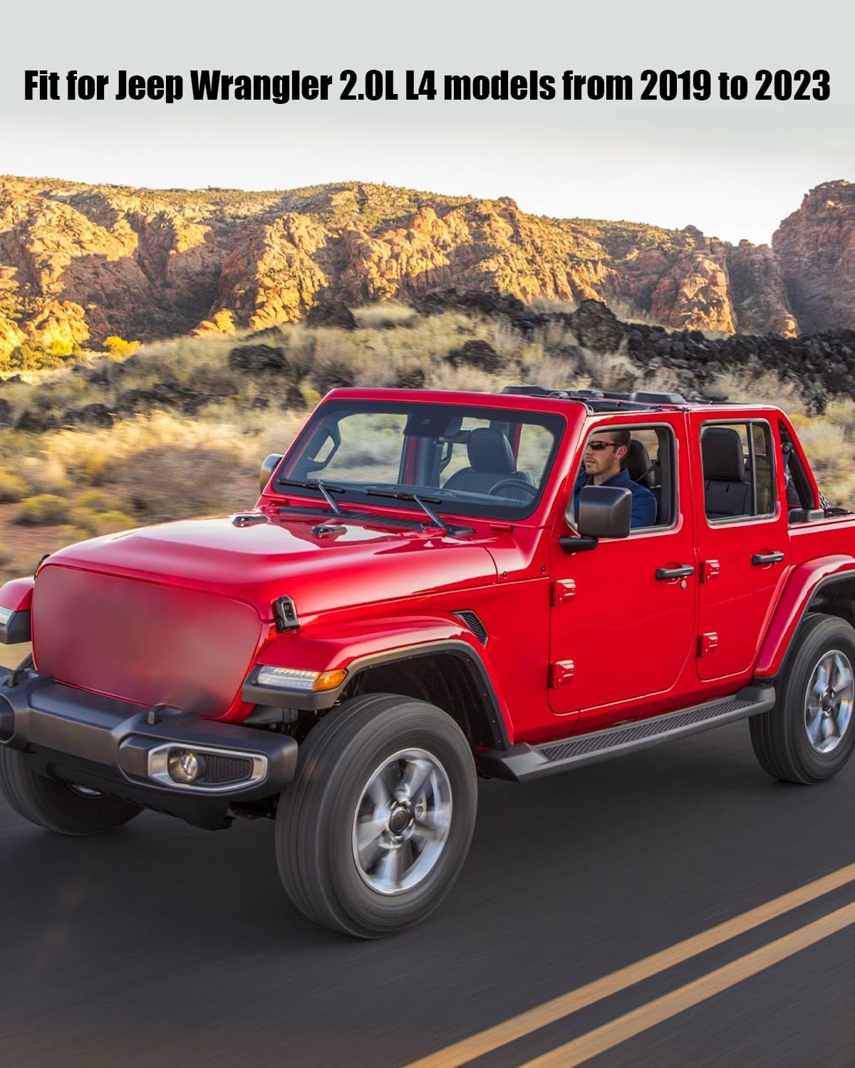 Upgrade Aluminium Alloy Coolant Recovery Bottle Fit for Jeep Wrangler JL JLU 2018+ Gladiator JT 2.0 and 3.6L Model 2020+ Replace 68364312AC, Front Engine Coolant Reservoir Tank Bottle