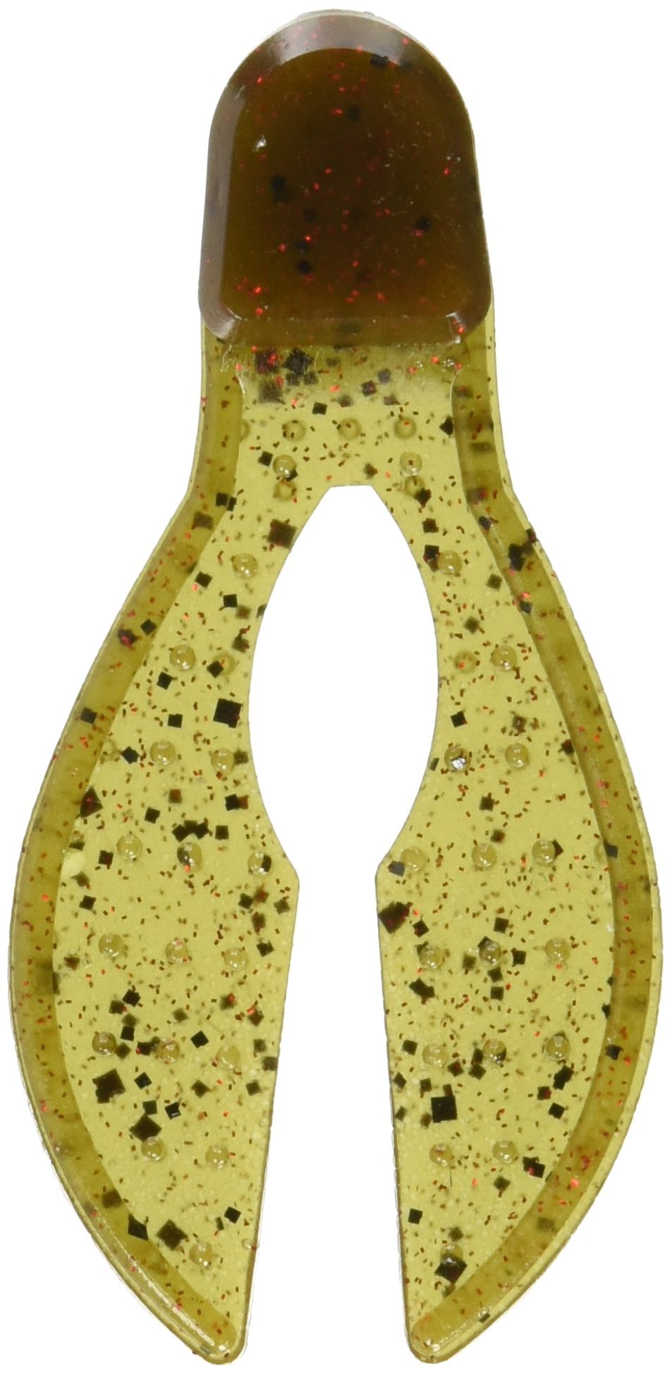 Super Chunk Jig Fishing Bait, Trailer Green Pumpkin, 3.5"