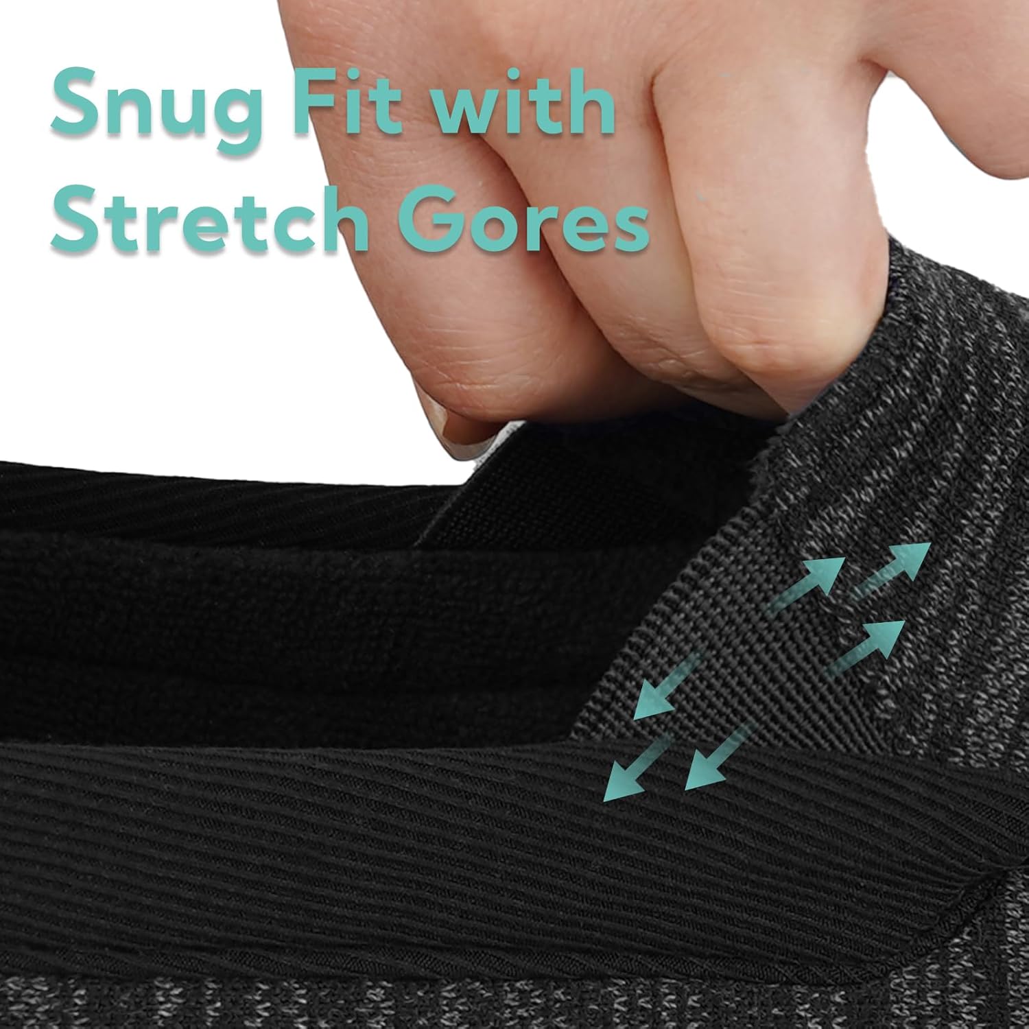 Garonne Men's Moccasin Slippers with Memory Foam for Indoor/Outdoor, Breathable Knit House Shoes with Nonslip Rubber Sole - Image 3