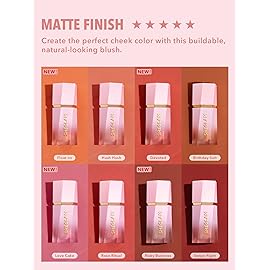 SHEGLAM Color Bloom Liquid Blush Makeup for Cheeks Matte Finish - Rose Ritual