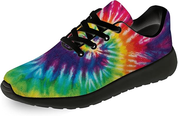 Amazon.com: Zapatos de teñido anudado para hombres y mujeres,  transpirables, ligeros, informales, para caminar, regalos para viajes :  Ropa, Zapatos y Joyería