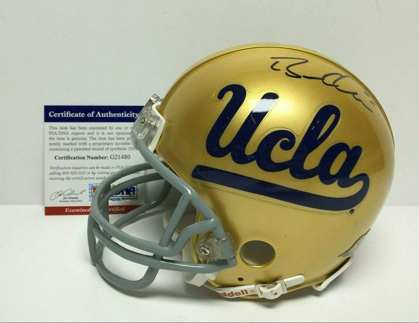 Ben Olson Signed UCLA Bruins Football MiniHelmet PSA