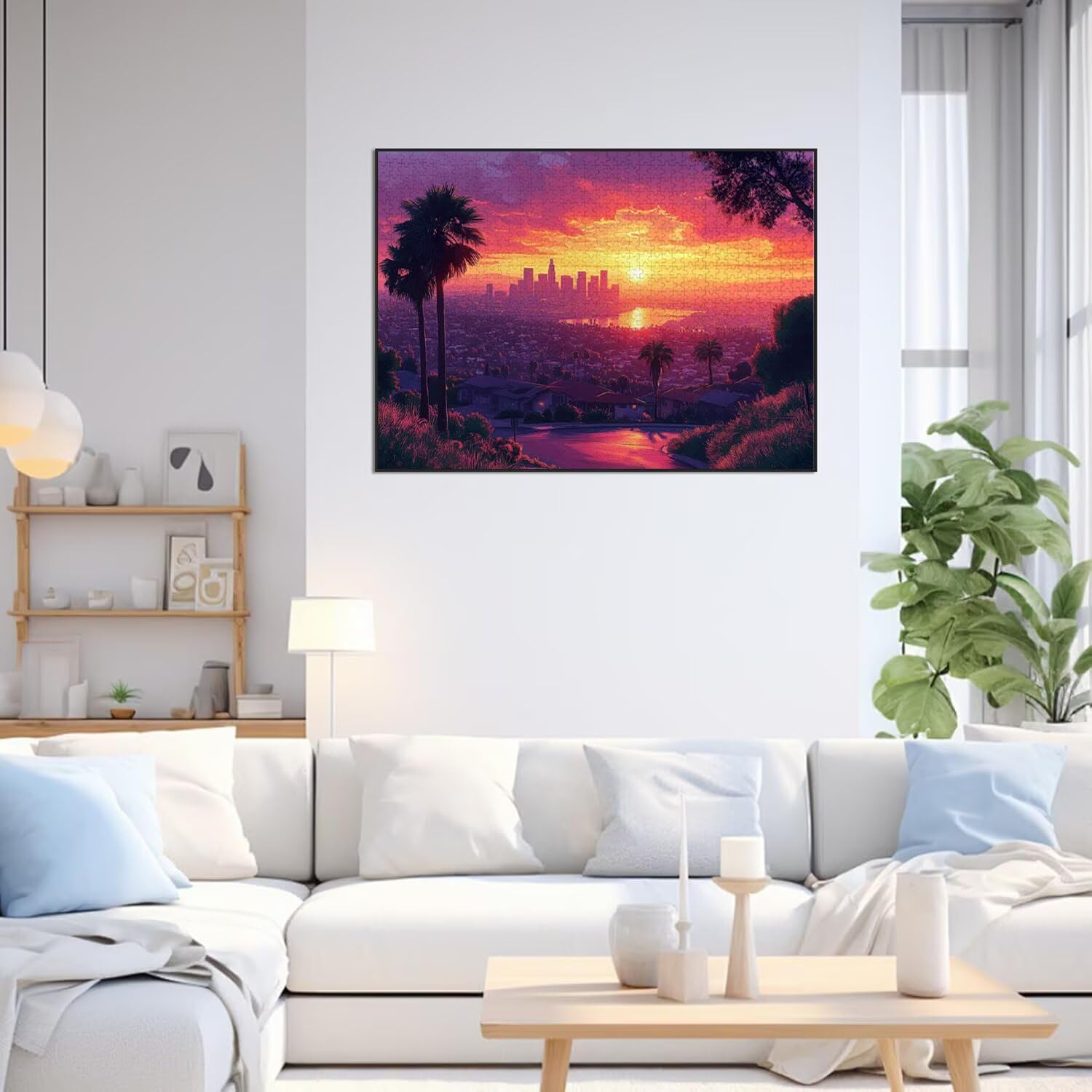 Puzzle 6000 Pezzi Città Puzzle Classici per Gioco Familiare, n-18 | Impossibile Puzzles, Intrattenimento Creativo, Rilassamento Intelligence, Regalo per Amore e Amico, Home Decor, Sole calante