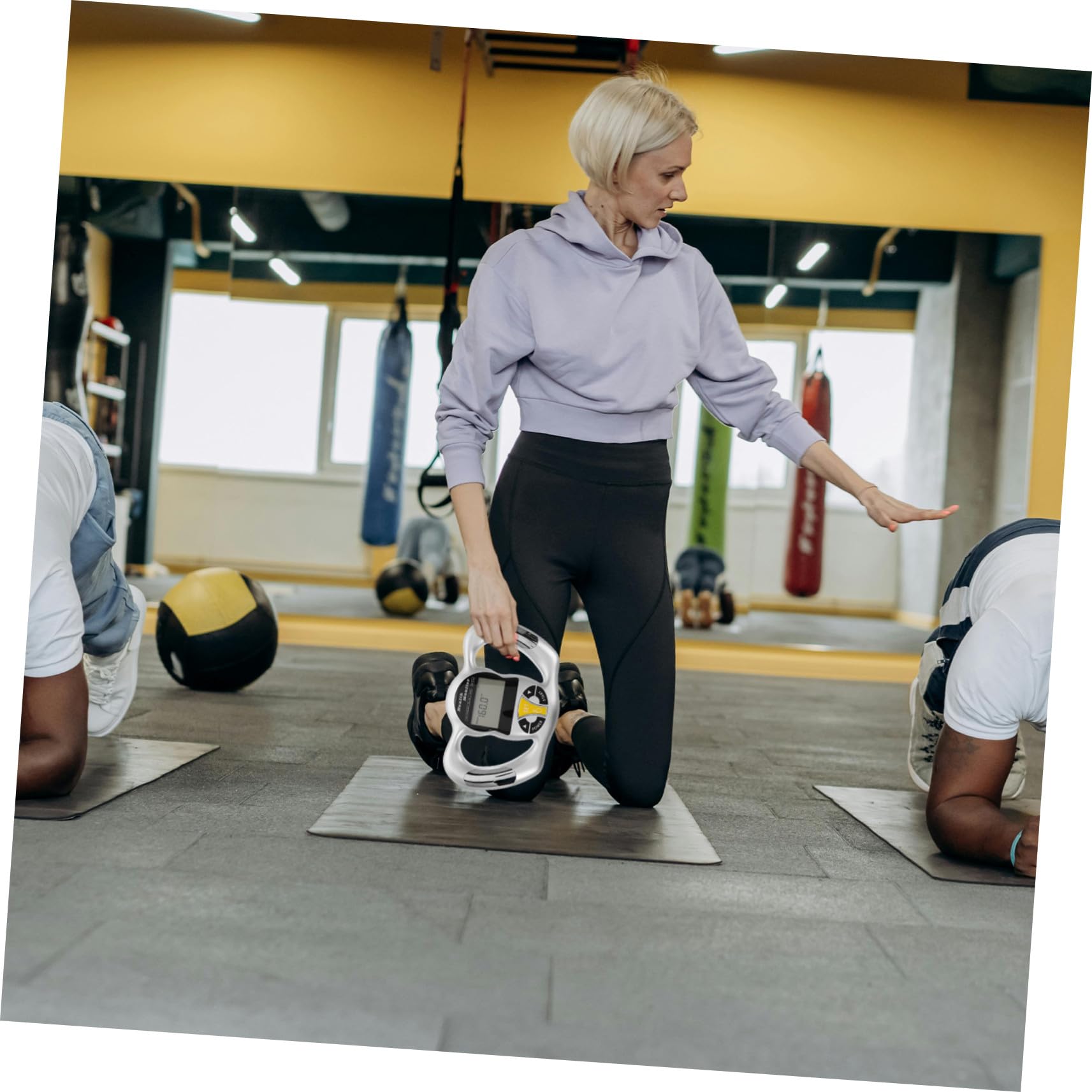 Dispositivo Medidor de Grasa Corporal Portátil 1 Unidad Análisis Bmi Pantalla Digital Precisión Alta para Control Salud Uso Doméstico Seguimiento Fitness