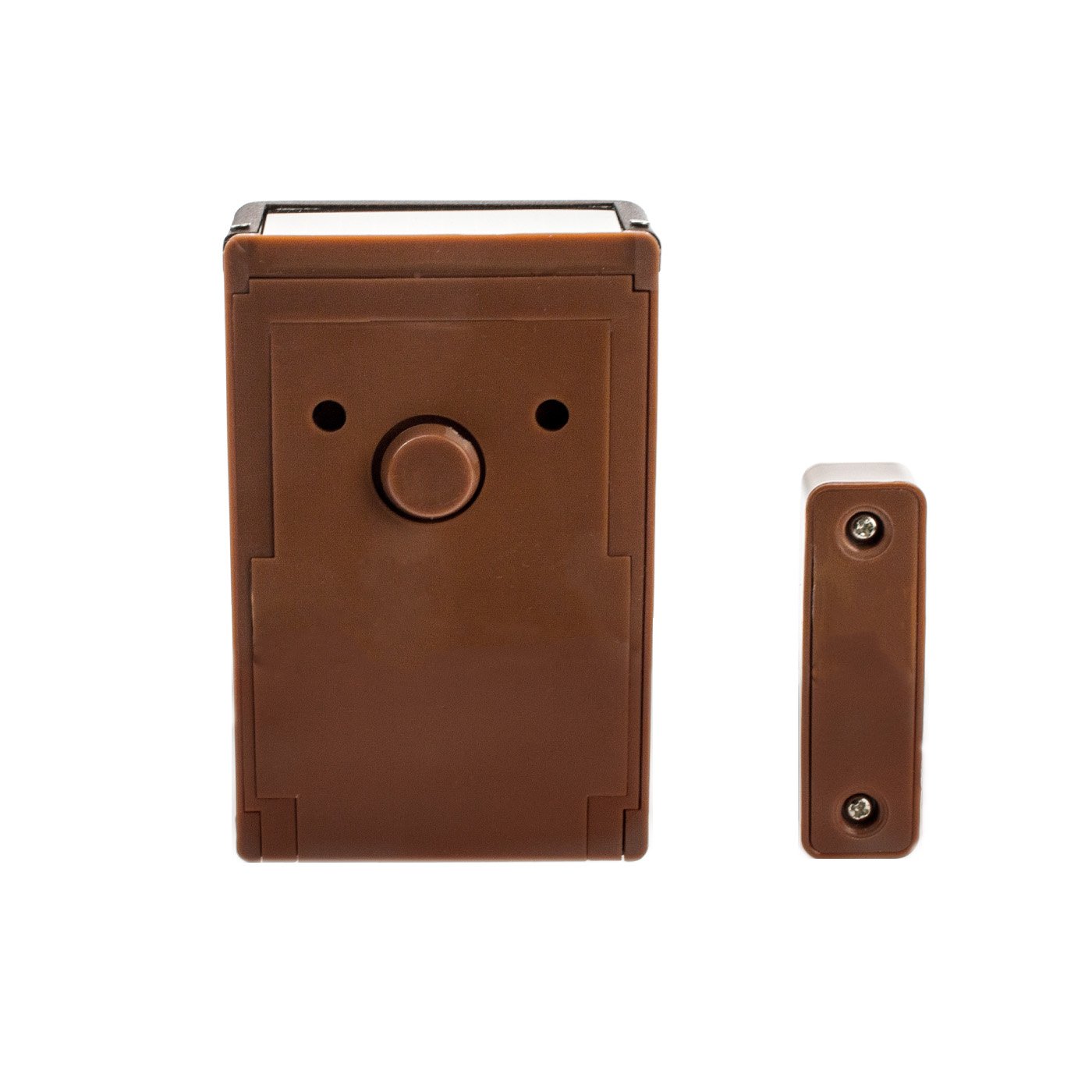 SP65 braun drahtloser Tür-Fenster oder Vitrinenalarm Einsatz als Alarmanlage Einbruchsschutz Home-Security Mit PIN-Code-Eingabe Magnet-Vibrations-Sensor 130 db-Sirene