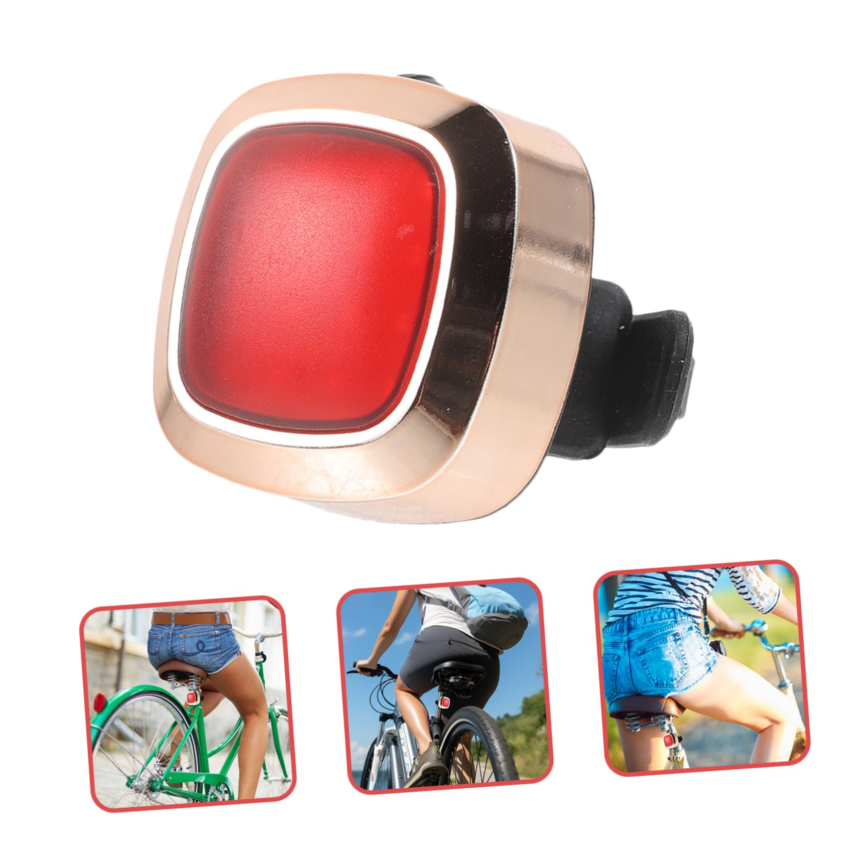 Abaodam Bike Tail Lamp 650mah Charge 5 Gear Ipx6 Waterproof Safety Portable Easy to Use