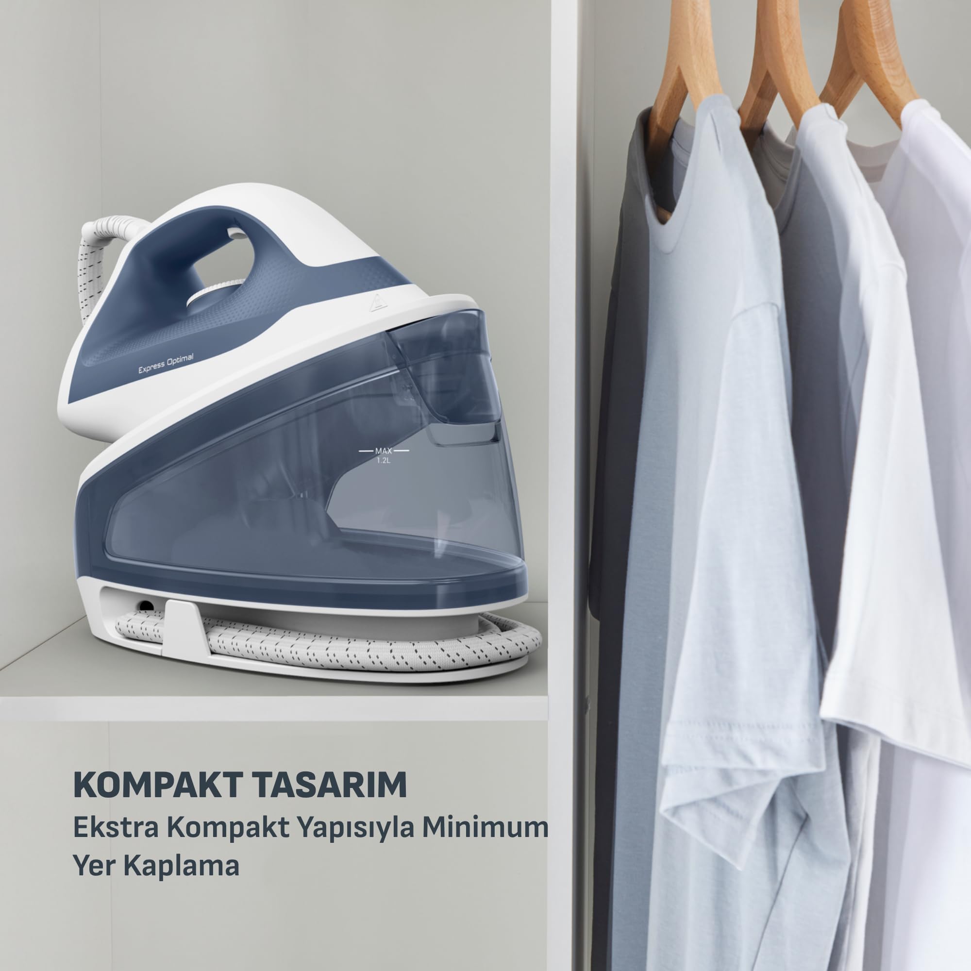 Tefal SV4110 Express Mini Bügeleisen Dampfbügelstation 110g Dampfstoß 190g Dampfbügelstation 2200 Watt