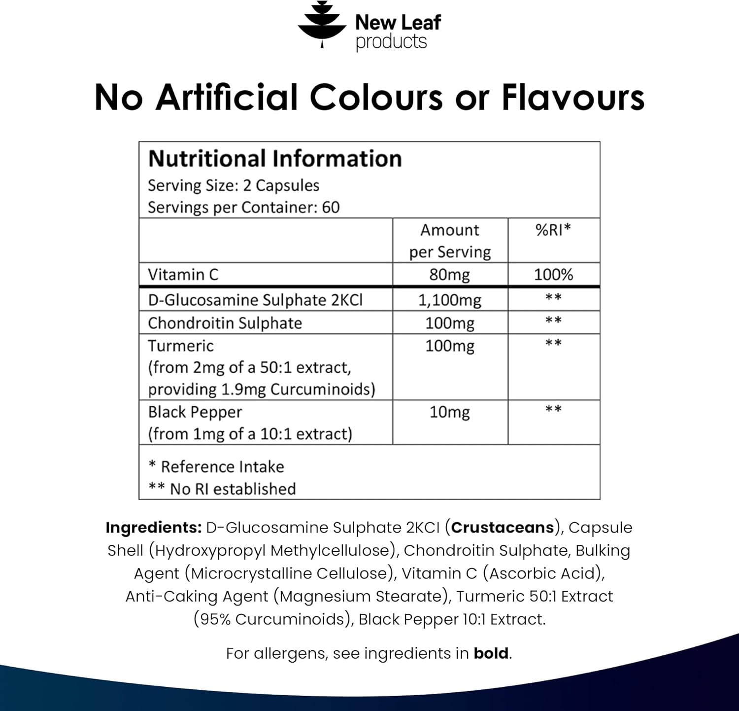 Glucosamine And Chondroitin High Strength - Enriched With