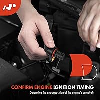 Vista 5 de A-Premium 4 piezas de sensor de posición del árbol de levas + 4 piezas de ajuste de árbol de levas kit de solenoide magnético compatible