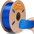 ERYONE TPU Filament 1.75mm +/-0.03mm, Flexible TPU 85A 3D Printer Filament 1kg (2.2lbs), Ideal for Footwear, Protective Gear, Transparent Blue