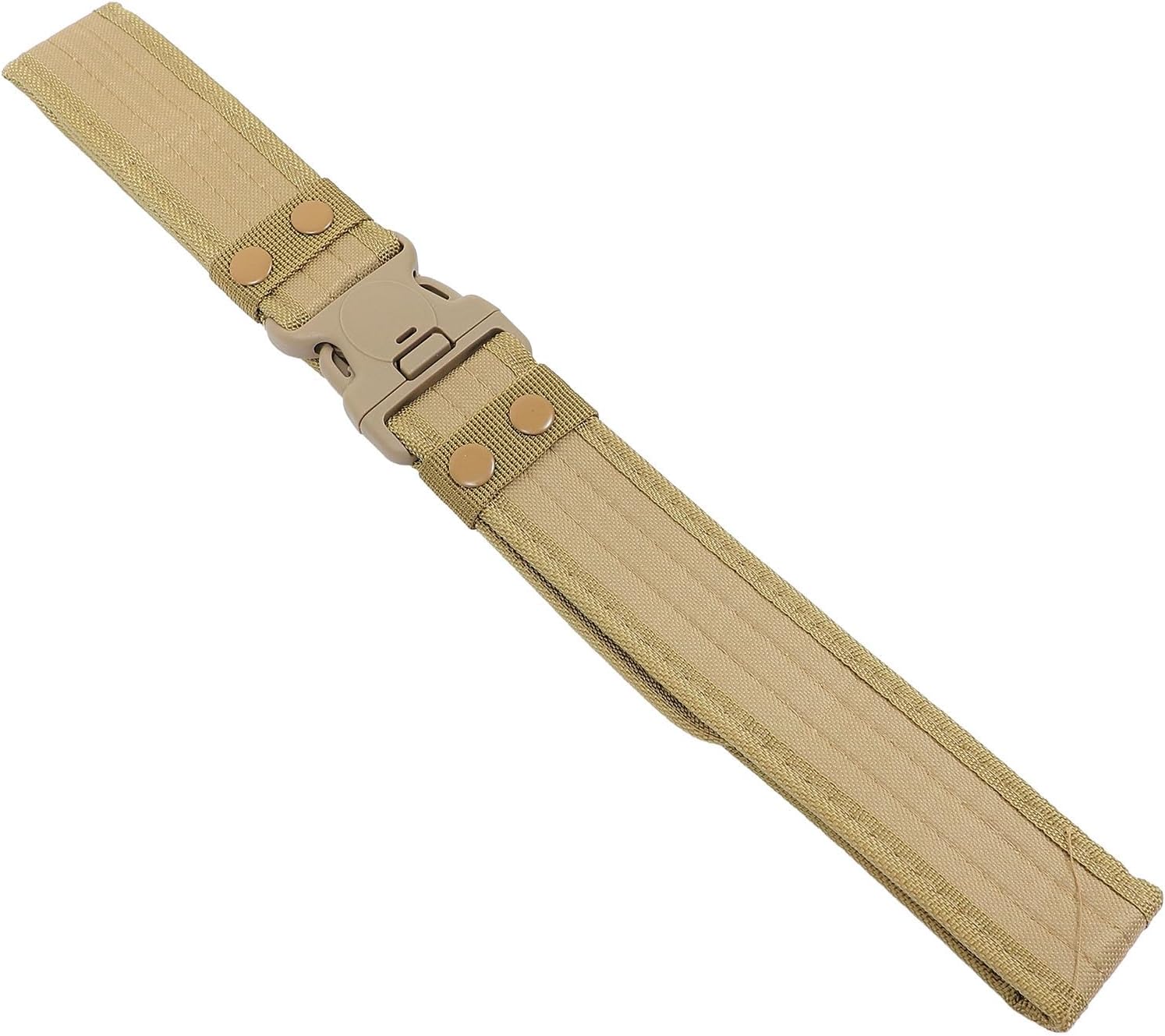 ULTECHNOVO Multifunctional Outdoor Hunting Waist Belt Camouflage Belt Khaki 100-135cm for Camping Hiking Mountaineering