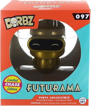 Futurama Funko Dorbz Gold Bender Vinyl Figure Chase