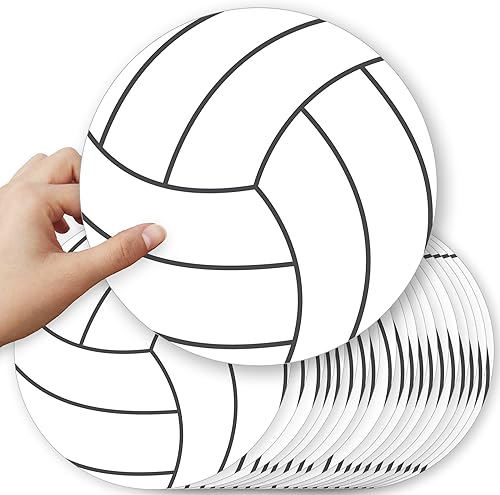 Miniatura 1 de Big Dot of Happiness Bump, Set, Spike  Voleibol  Decoraciones DIY Baby Shower o Cumpleaños grandes Fiesta  Juego de 20