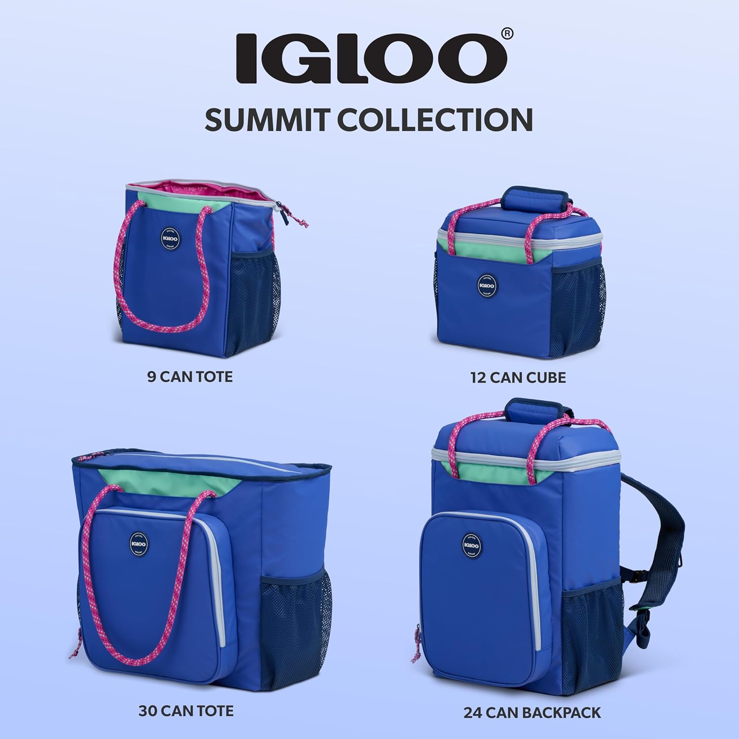 Igloo Soft Cooler Bag | Summit Series | Insulated Cooler Tote | Backpack Cooler