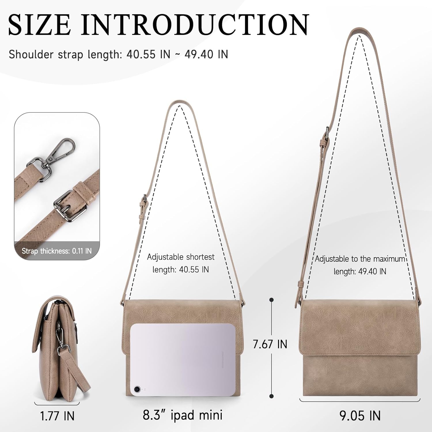 Crossbody Bags for Women, Cross Body Phone Purses Shoulder Handbags with RFID Card Slots