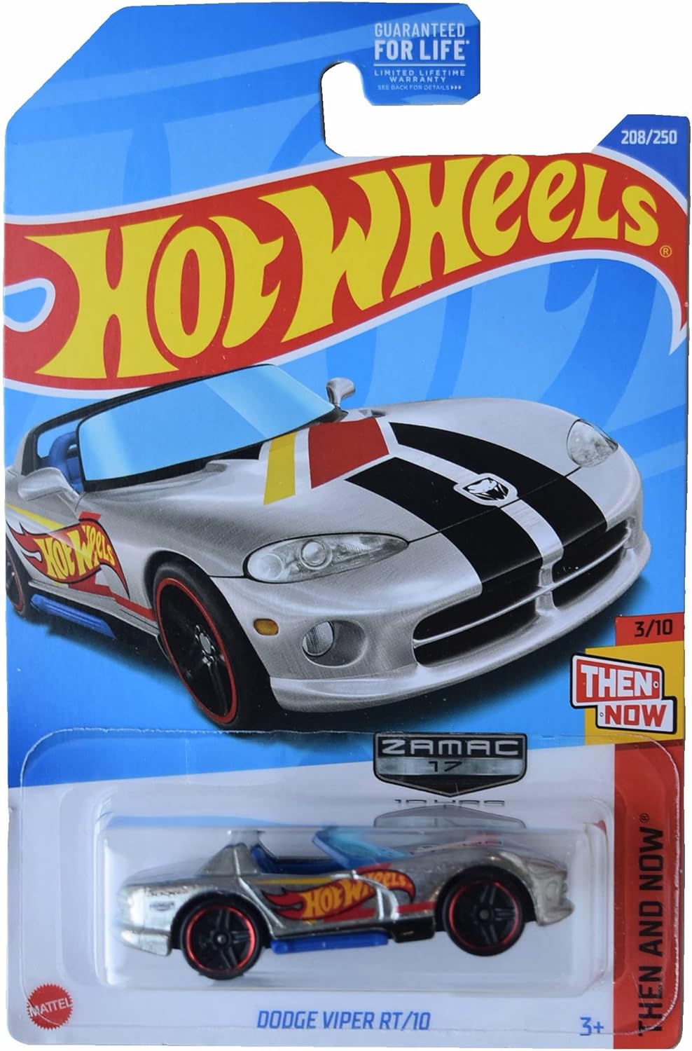 Hot Wheels Zamac Dodge Viper RT/10, Then and Now 3/10