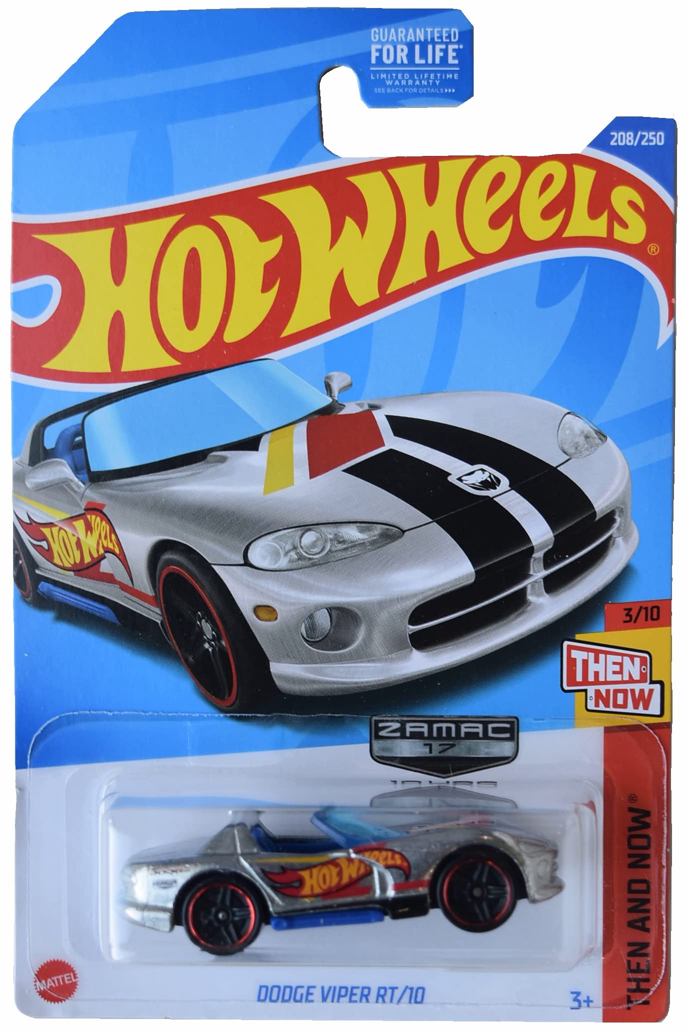 Amazon.com: Hot Wheels Zamac Dodge Viper RT/10, Then and Now 3/10