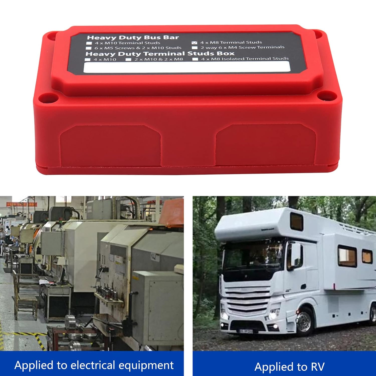 300A Bus Modules Box-Power Distribution Block Busbar Box DC48V Operating Power Reliable-Performance Bus