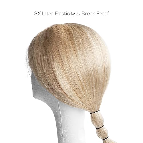 Miniatura 6 de RED by Kiss 250 mini bandas de goma, bandas elásticas para el cabello suaves para niños, niñas, mujeres, hombres y niños, pequeños accesorios de