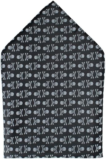 Pirate Skull and Crossbones Pocket Square