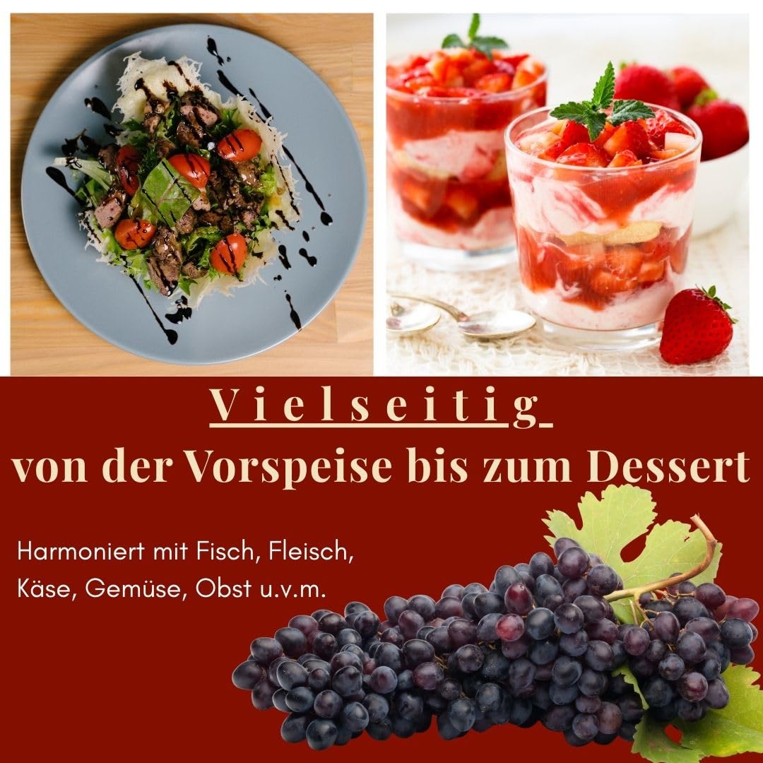 Aceto Balsamico di Modena IGP 250ml – original italienischer, dickflüssiger Balsamico Creme Essig ohne Zucker, mind. 5 Jahre im Holzfass gereift