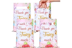 Serencatcher 50 Pcs Fairy Party Favor Bags for Fairy Baby Shower Party