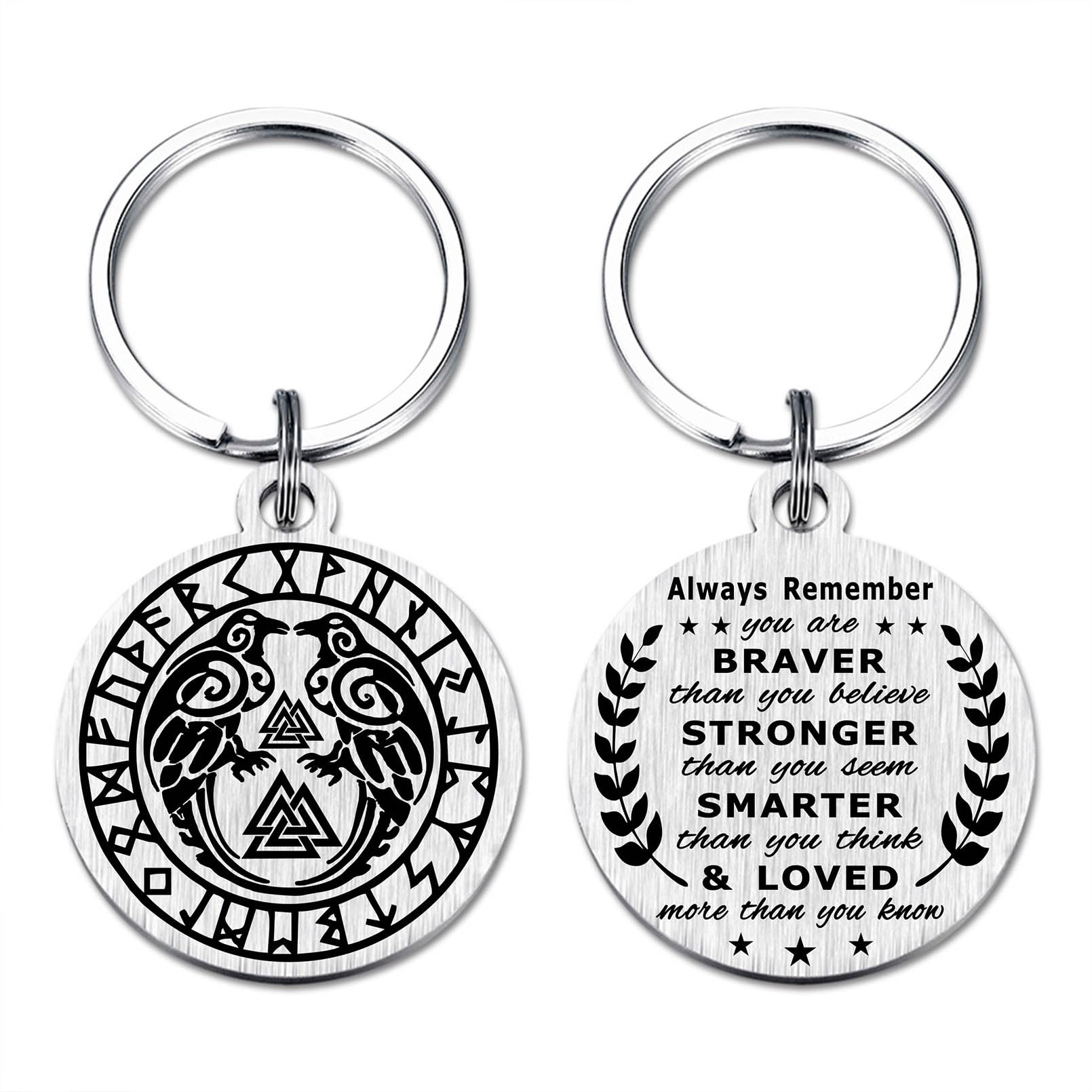 Richeseleviking Keychain Viking Gifts For Men Women Norse Vikings