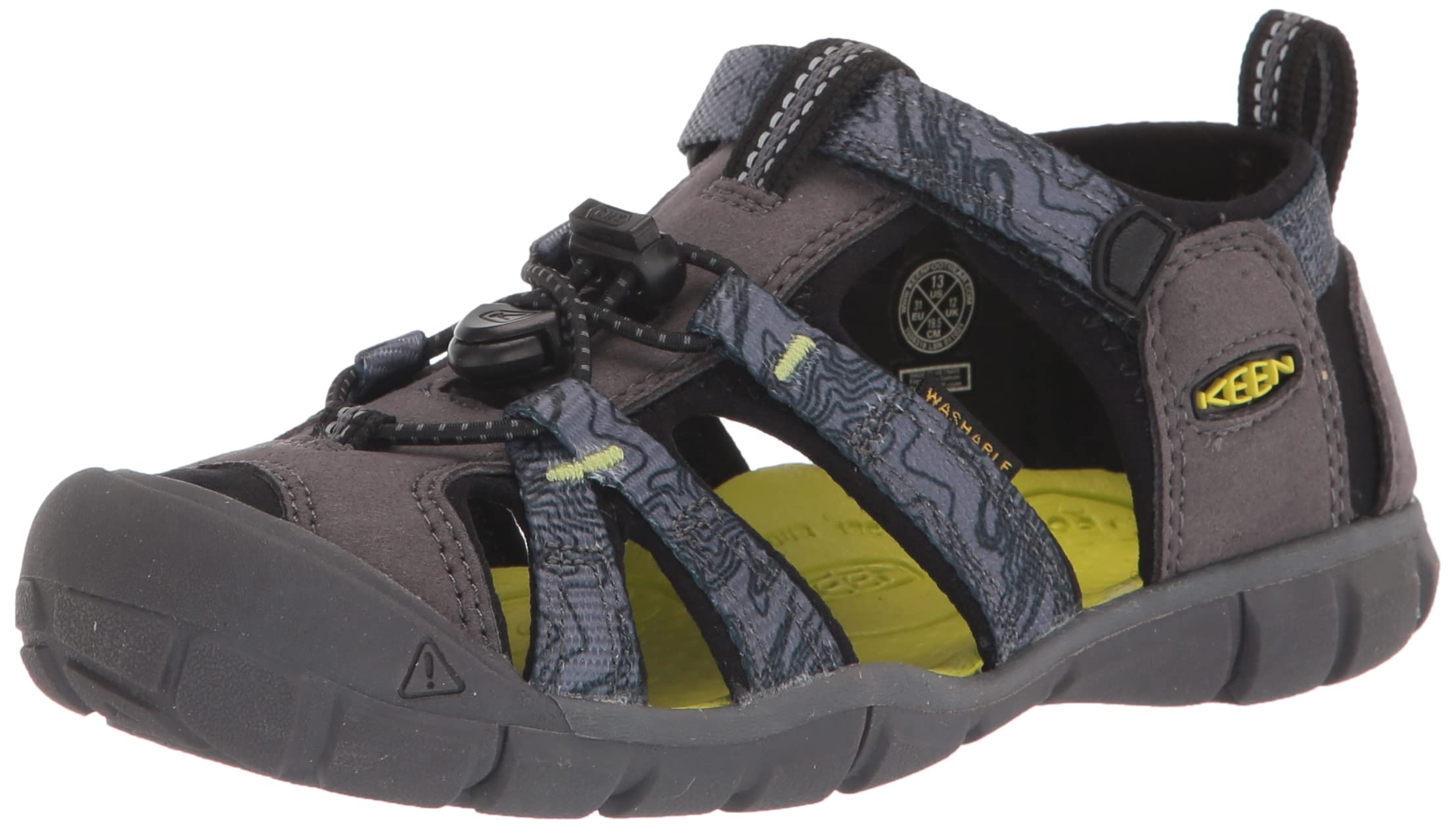 KEENUnisex Kids Seacamp 2 Cnx Sandal, Magnet Evening Primrose, 4 UK