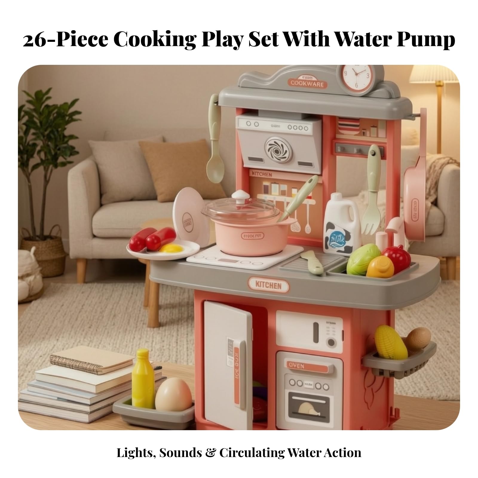 Juego Cocina Imitación Compacta, Color to 2