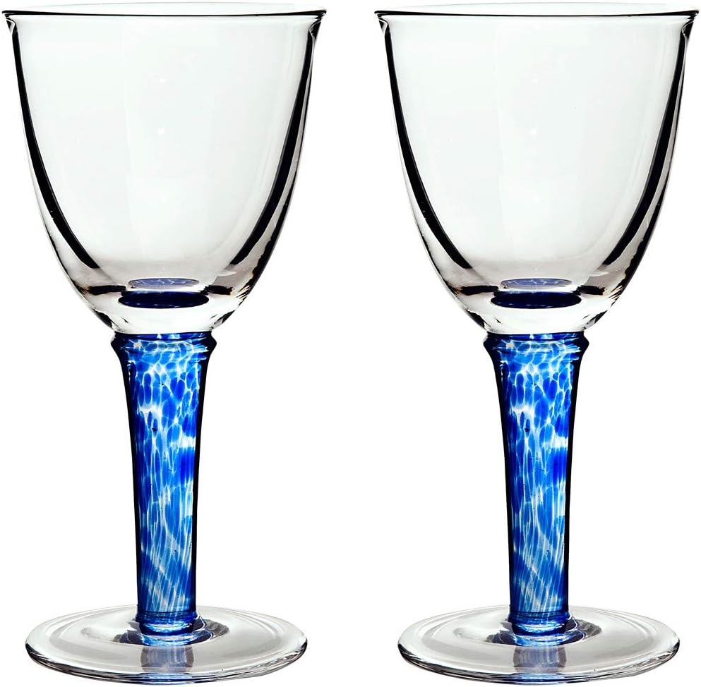 Denby Imperial Blue Red Wine Glass Set of 2 Amazon.co.uk Home