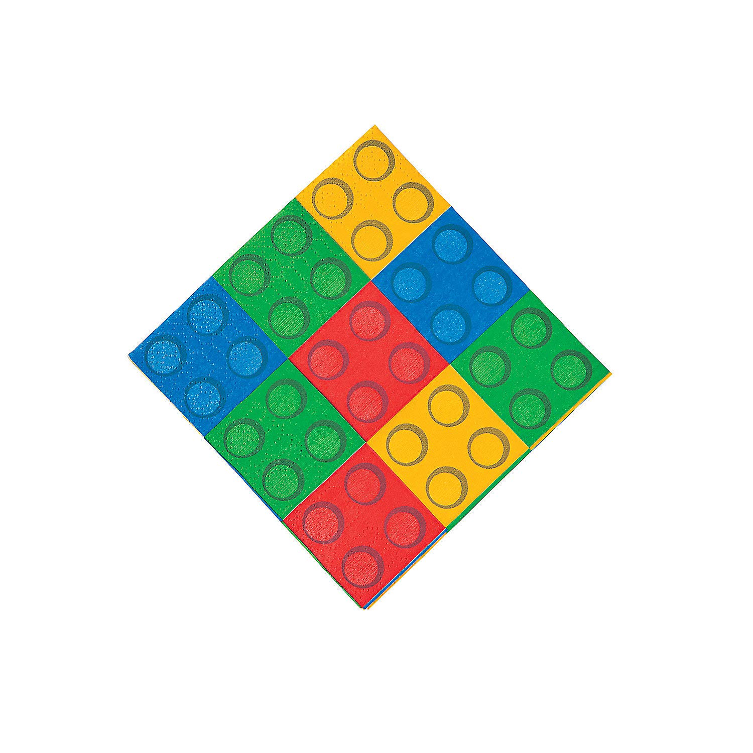 Police Party Napkins - 16 Count Birthday Party Supplies With Badge Design