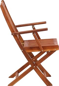 Amazon.co.jp: 不二貿易 ガーデンチェア 椅子 肘付き 幅54×奥行