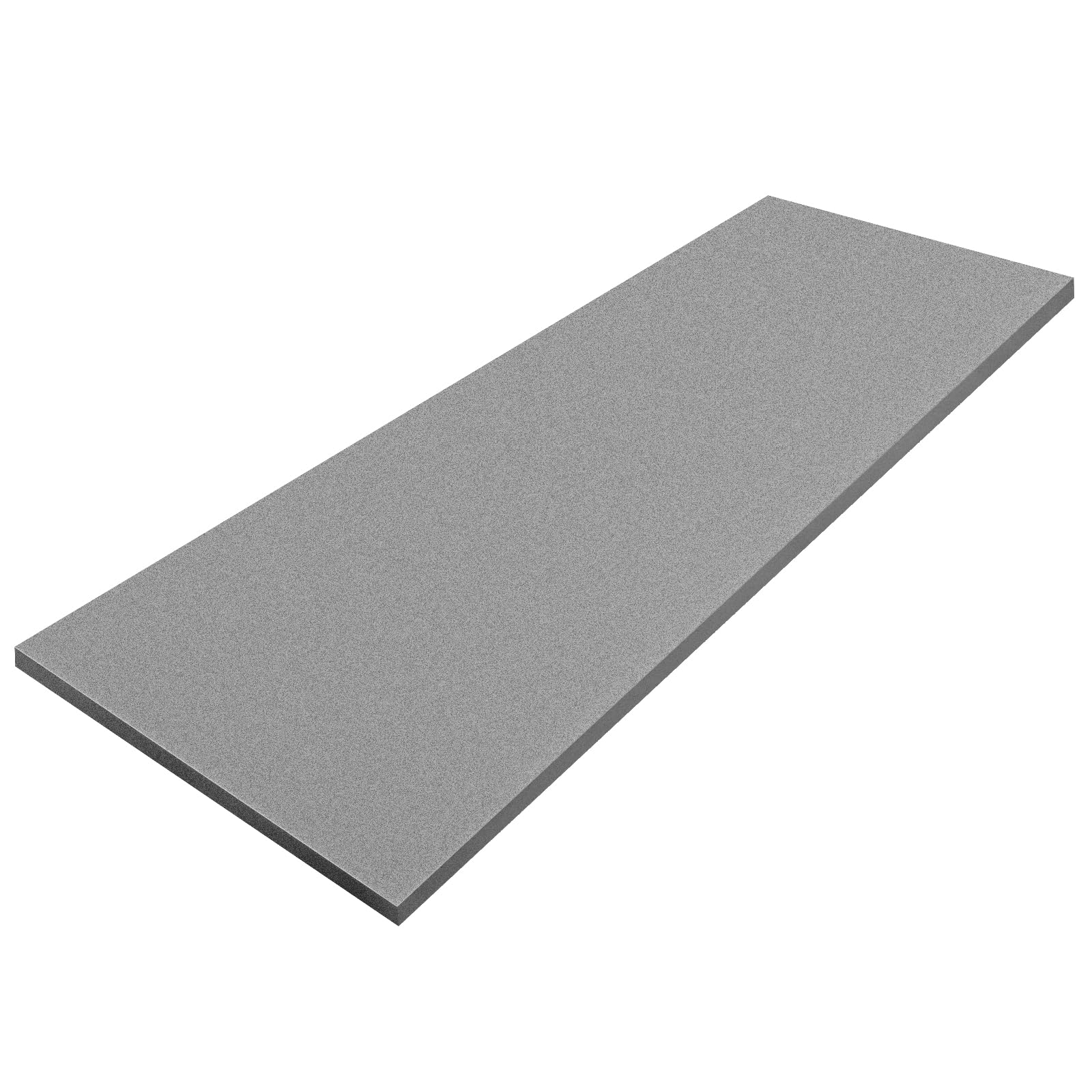 Amylove Polyurethane Foam 24" x 72" High Density Cushion Upholstery Foam Sheet for Seat Replacement DIY Projects Chairs Headboards Sofas Home(1/4" X 24" X 72",Grey) — image 1