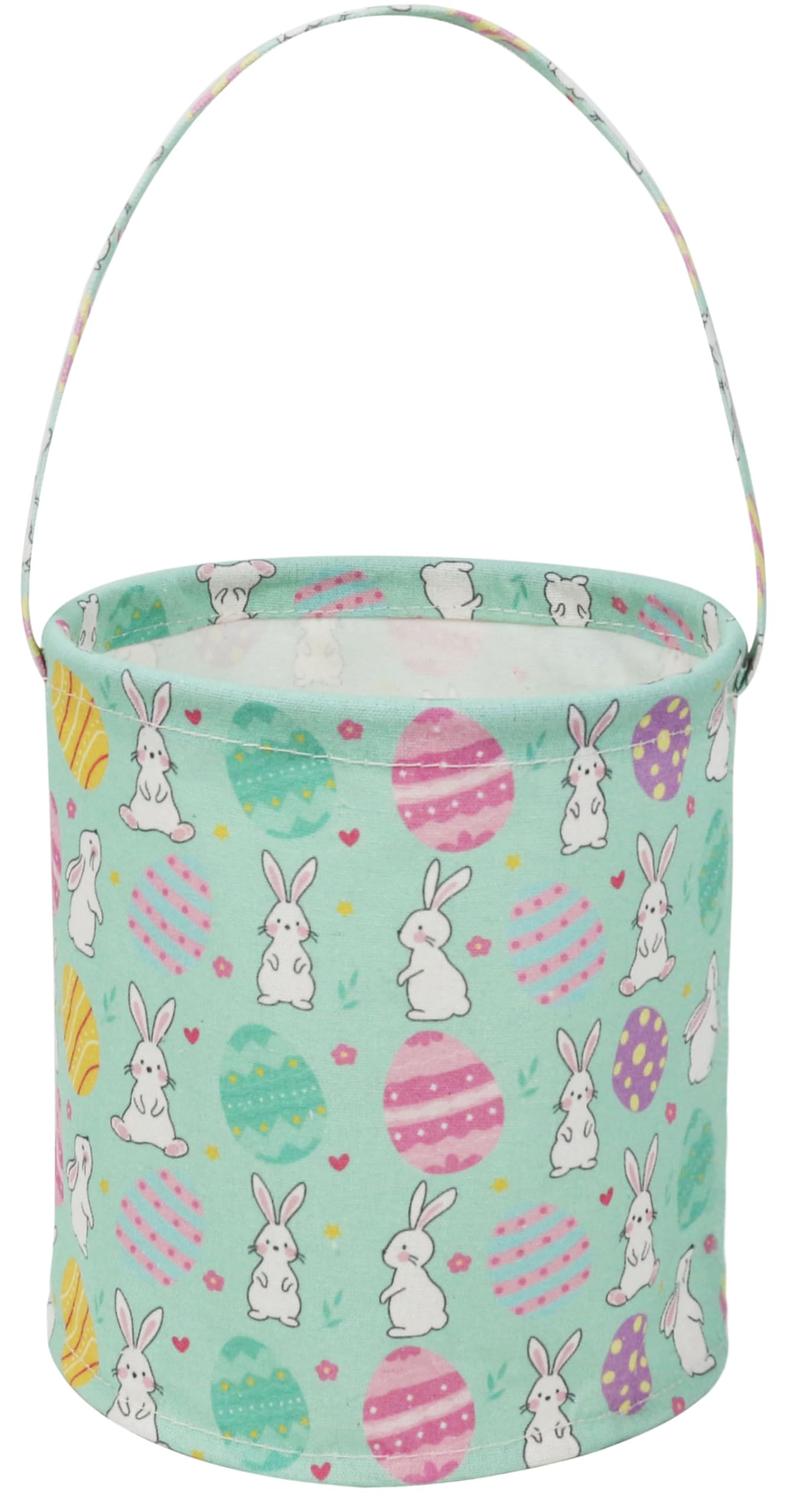 SanjiaofenEaster Baskets, Kids Easter Storage Bins Organizer.Easter Basket Empty with Handles.Boys and Girls,Easter Bunny Eggs Decor,Toys,Books (Easter)