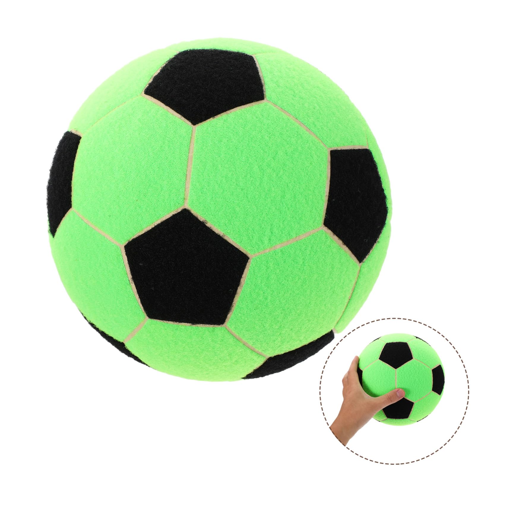 Pelota de Dardos de Fútbol Inflable de Fieltro y Caucho, 1