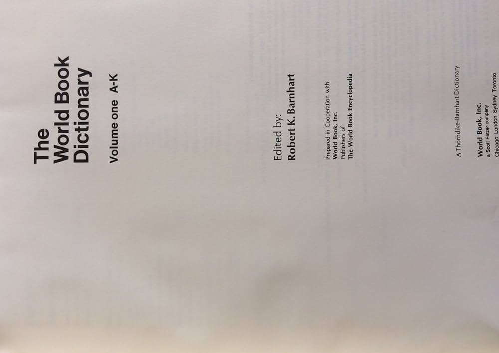 Amazon.co.jp: The World book dictionary : 本