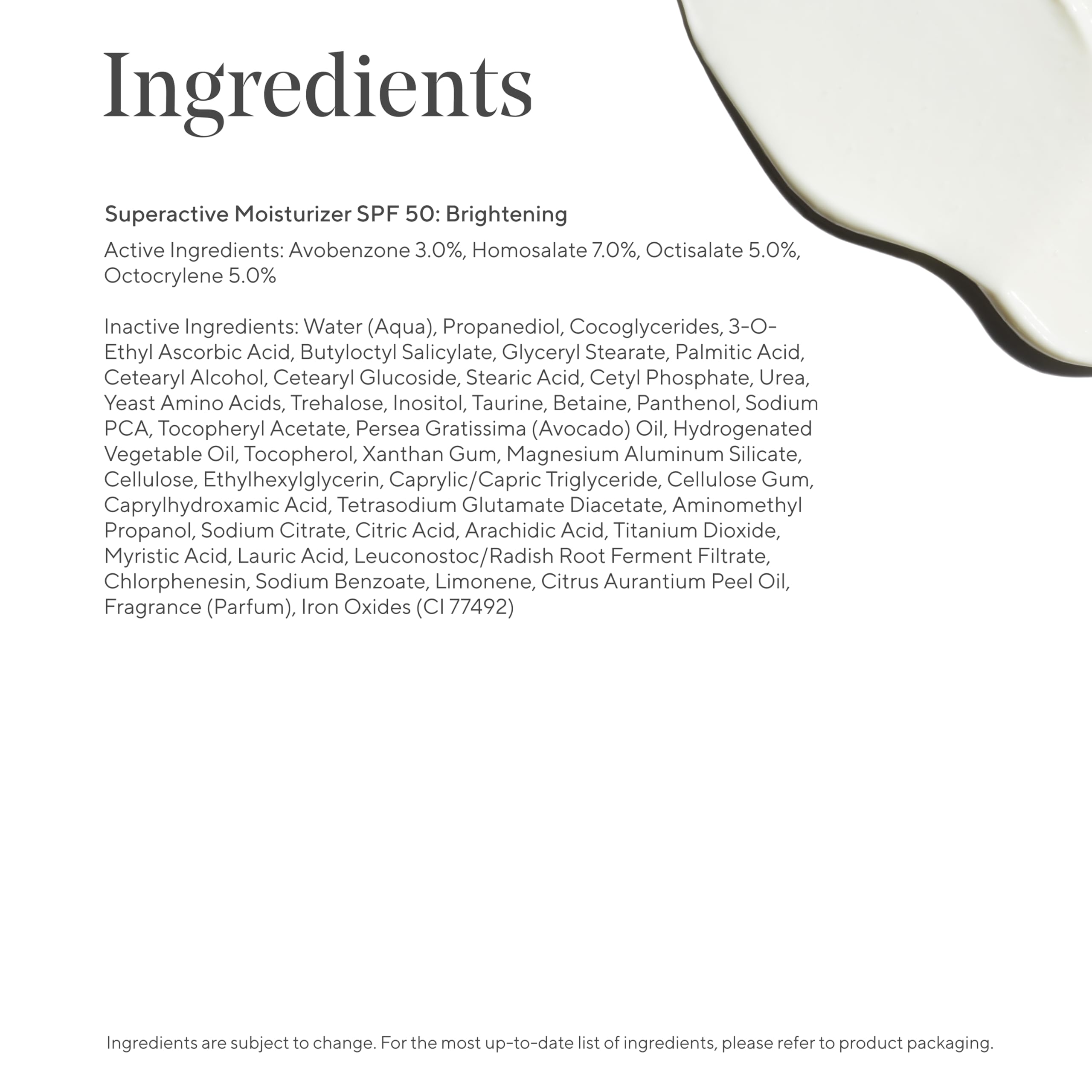 Murad Superactive Brightening Moisturizer SPF 50 Travel - Vitamin C Packed Hydrating Ulta Sheer Facial Sunscreen W/Lipid-boosting Technology for Preventative Aging Protection from UVA/UVB