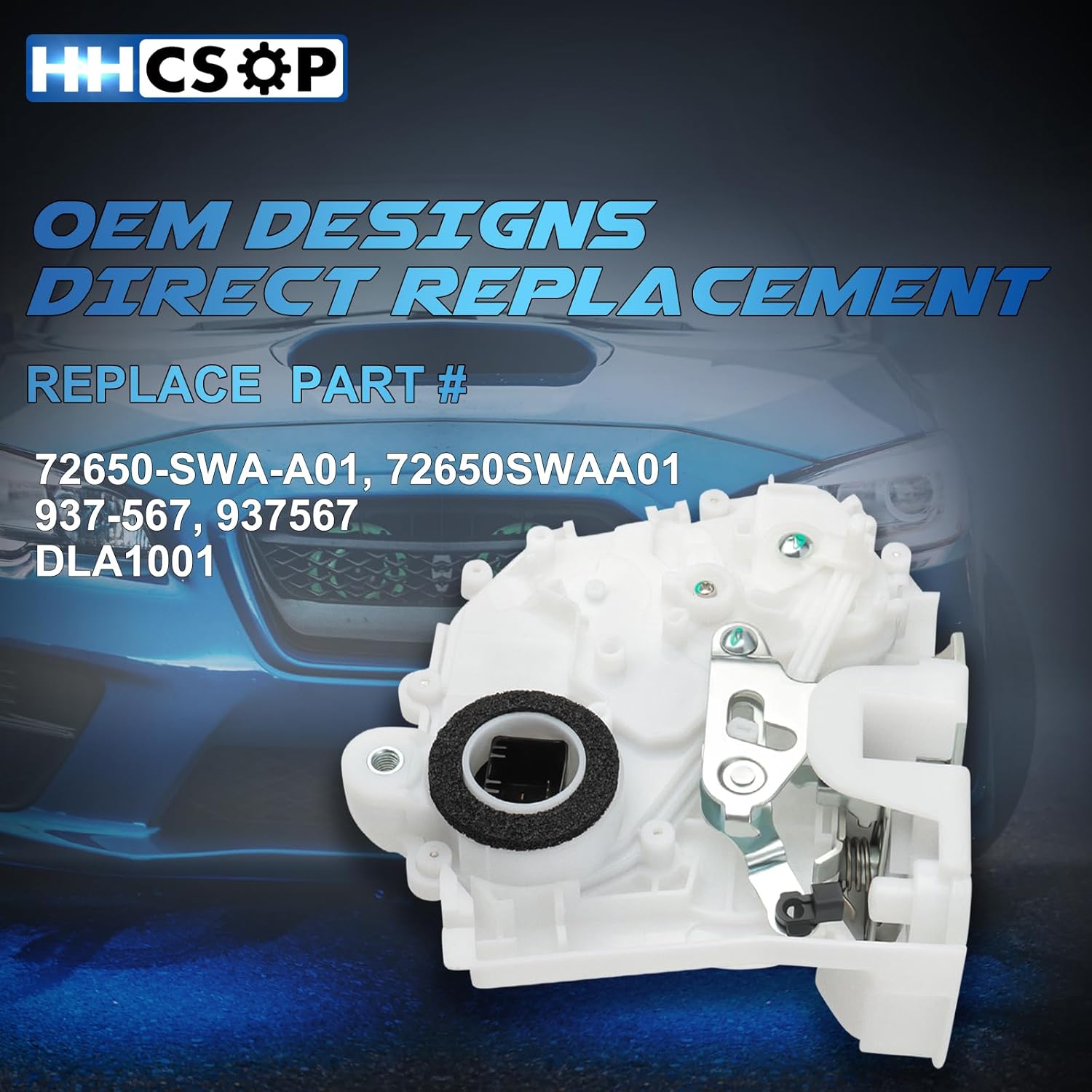 Rear Left Driver Side Power Door Lock Latch Actuator Motor Replacement for Honda CR-V CRV 2007 2008 2009 2010 2011 Replaces# 72650-SWA-A01, 72650SWAA01