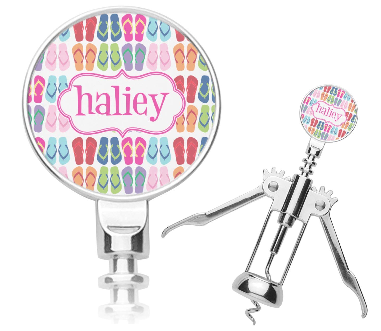 Personalized FlipFlop Corkscrew